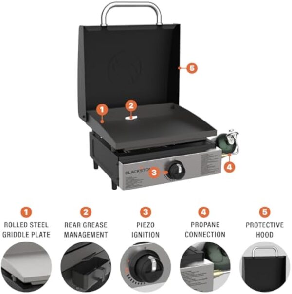 17" Portable Outdoor Griddle