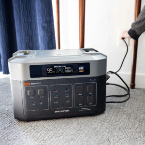 3300 Solar Generator System w/ EMP Intercept Technology + 2 FREE Waterproof 200W Solar Panels by Grid Doctor