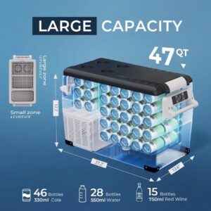 12V Compressor Electric Cooler, APP Control
