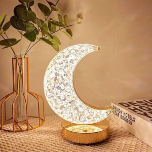 3D Moon Cry3D Moon Crystal Touch Lamp – USB Rechargeable Night Light with 3 Color Modes for Bedroom & Decorstal Touch Lamp – USB Rechargeable Night Light with 3 Color Modes for Bedroom & Decor